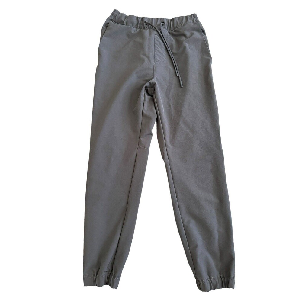 Women's Gray Elastic-Waist Jogger Pants